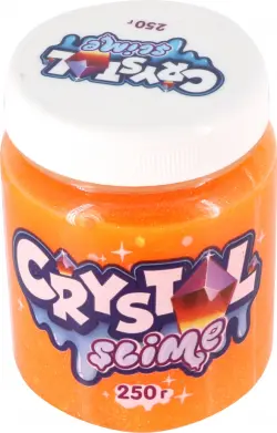 Crystal slime апельсиновый