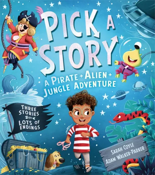 

Pick a Story. A Pirate Alien Jungle Adventure, Синий