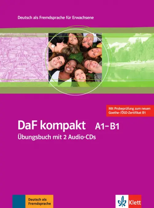 

DaF kompakt A1-B1. Deutsch als Fremdsprache für Erwachsene. Übungsbuch mit 2 Audio-CDs