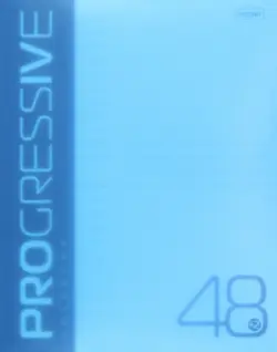 Тетрадь Progressive. Синяя, 48 листов, А5, линия