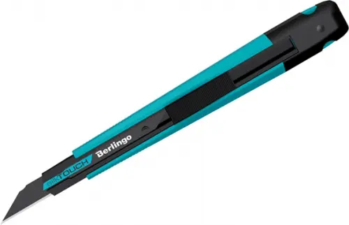 Нож канцелярский SilkTouch 9 мм черное лезвие 201₽