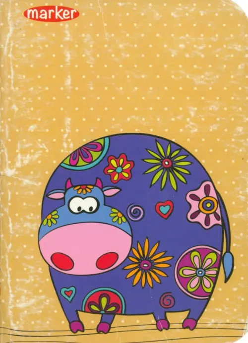 

Записная книжка Flower pets, А6, 40 листов, Зелёный