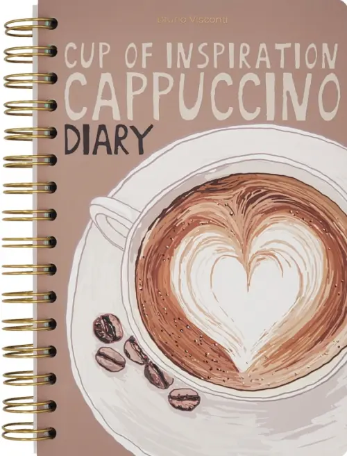 Ежедневник недатированный Cute Dairy Coffee With You Cappuccino 136 листов А5 317₽