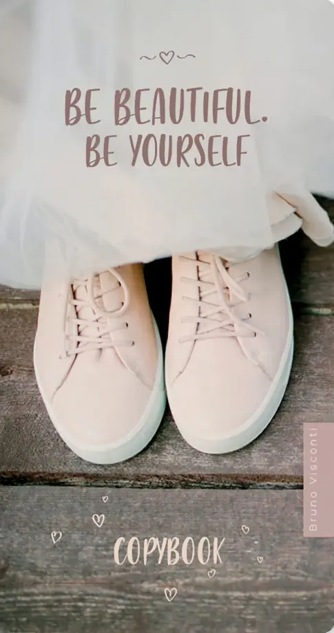 

Тетрадь Be Beautiful, А6, 30 листов, клетка, Серый