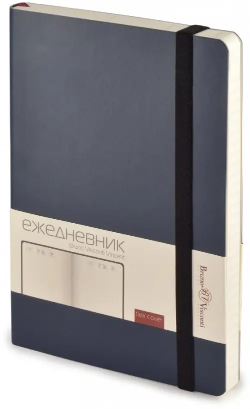 Ежедневник недатированный Vincent Темно-синий 136 листов А5 370₽