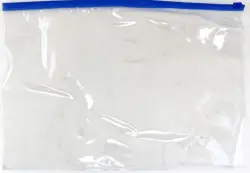 Папка-конверт пластиковая, на молнии, А4, прозрачная