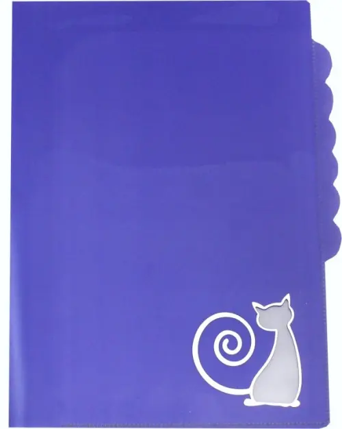 Папка для документов Кот А4 6 отделений пластик 108₽