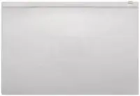 Папка на молнии ZIP, A4, белая