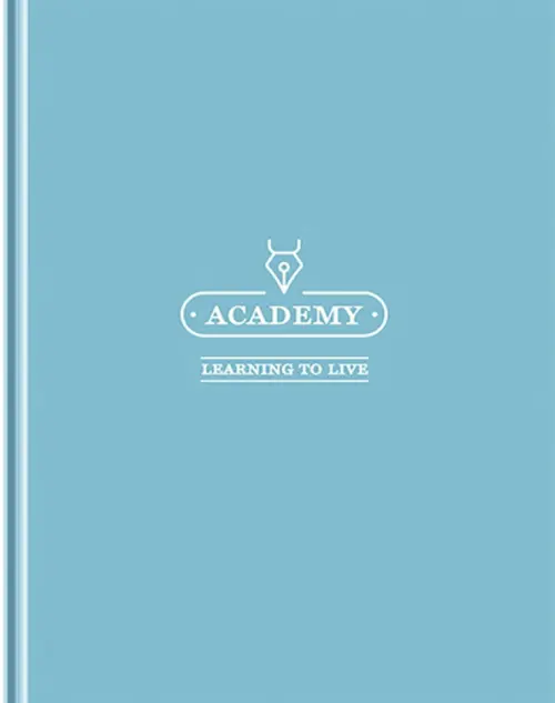 

Бизнес-блокнот Academy, А5, 80 листов, клетка, в ассортименте
