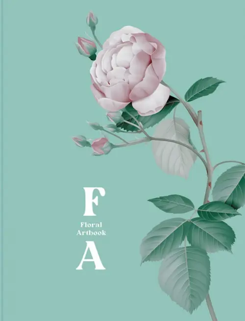 

Тетрадь на кольцах Flower art, 120 листов, клетка, Зелёный