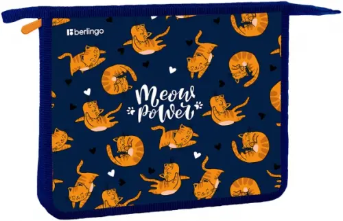 

Папка для тетрадей Meow power, А5, Синий