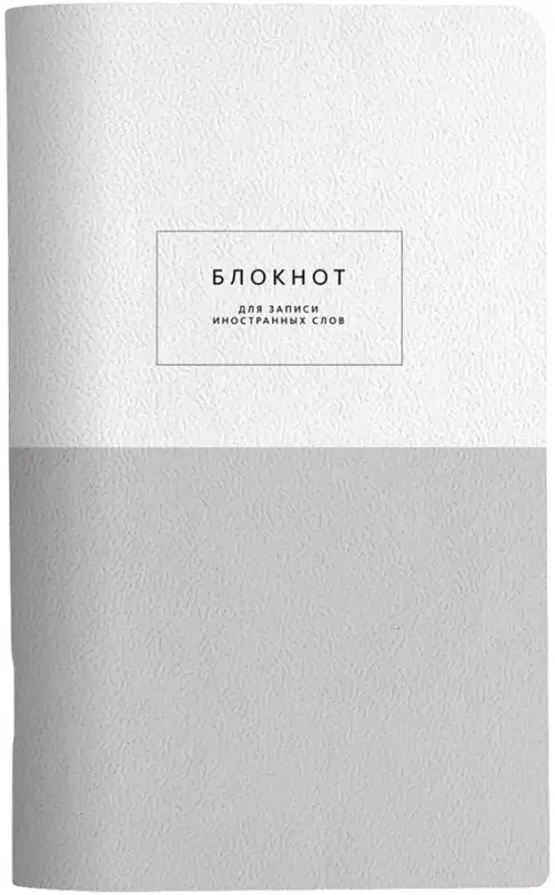 

Блокнот для записи иностранных слов Notes серый, 48 листой