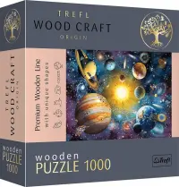 Puzzle-1000 Путешествие по Солнечной системе, деревянный