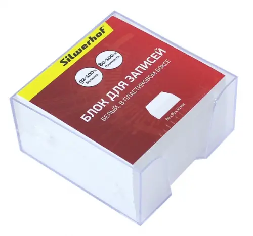 Блок для записей белый в подставке 122₽