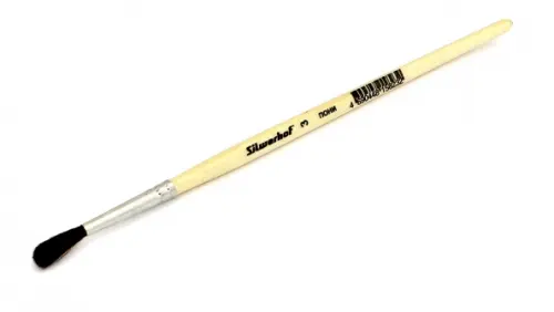 Кисть художественная 3 пони круглая 22₽