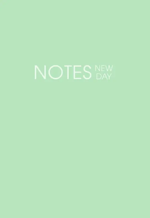

Тетрадь New day Салатовая, А5-, 120 листов, линия, Зелёный