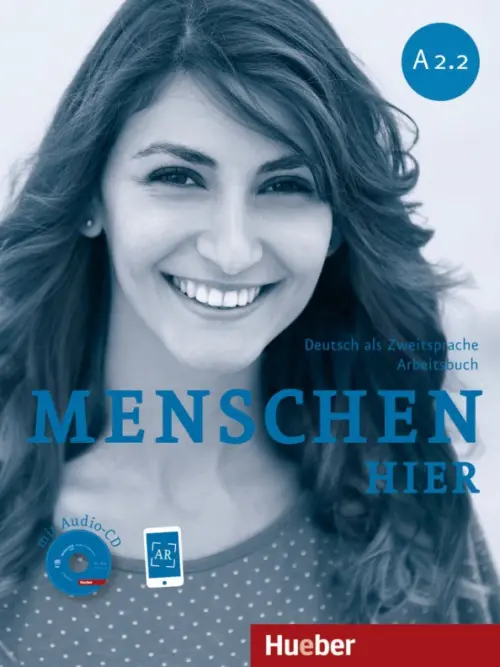 

Menschen hier. A2.2. Arbeitsbuch mit Audio-CD. Deutsch als Zweitsprache, Синий