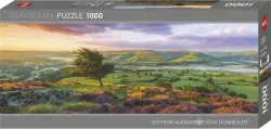 Puzzle-1000 Фиолетовое цветение, панорама