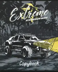 Тетрадь Экстрим, 48 листов, клетка, А5+, в ассортименте