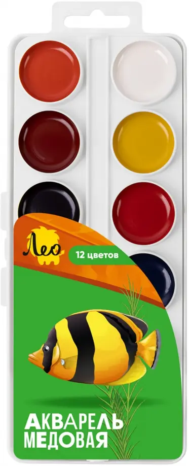

Акварель медовая, 12 цветов