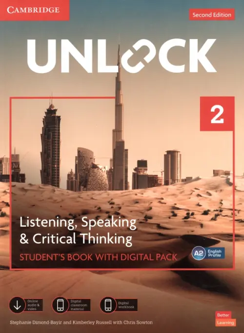 Unlock Level 2 Listening, Speaking & Critical Thinking. Students Book + Mob App and Online Workbook - Dimond-Bayir Stephanie, Kimberley Russell