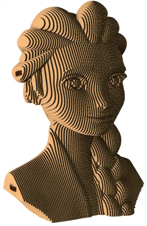 

3D конструктор. Сборный бюст. Эльза, Жёлтый