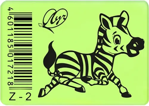 Ластик флуоресцентный ZOO в ассортименте 24₽