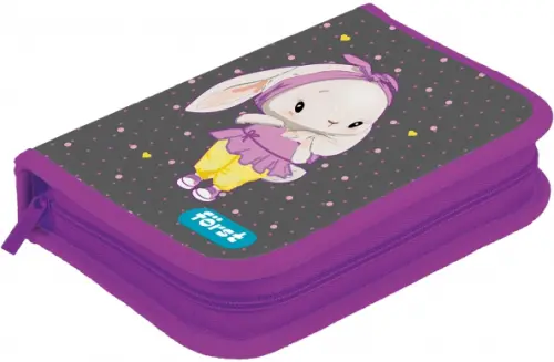 

Пенал Grey bunny, 1 отделение, Чёрный