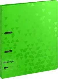 Папка на 2-х кольцах Neon, зеленый неон