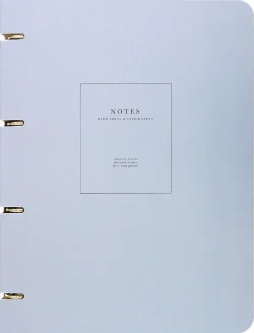 

Тетрадь Notes, голубая, А4, 120 листов, клетка, Голубой