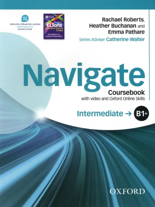 

Navigate. B1+ Intermediate. Coursebook with DVD and Oxford Online Skills Program, Синий