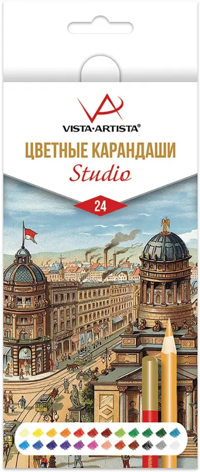 

Карандаши цветные Studio, 24 цвета