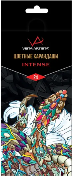 Карандаши Intense, 24 цвета