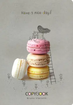 Тетрадь общая Nice Days with Macarons, А5, 40 листов, клетка