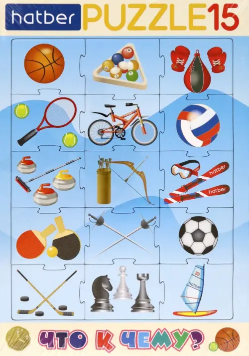 

Puzzle-15 в рамке 2 в 1 Что к чему