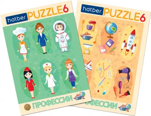 Puzzle-6 в рамке 2 в 1 О чем мечтают девочки 151₽