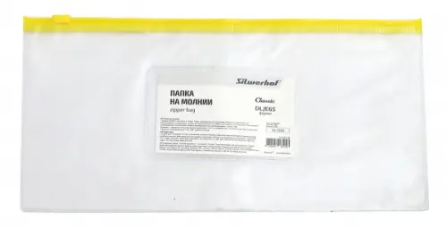 

Папка на молнии "Zip" (DL/E65, желтая) (255181-05), Белый