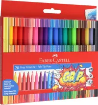 Фломастеры Grip, 20 цветов