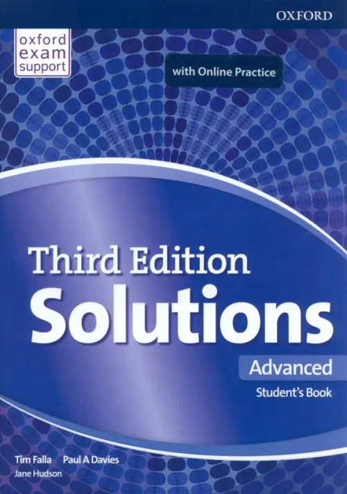 

Solutions. Third Edition. Advanced. Student's Book and Online Practice Pack, Синий