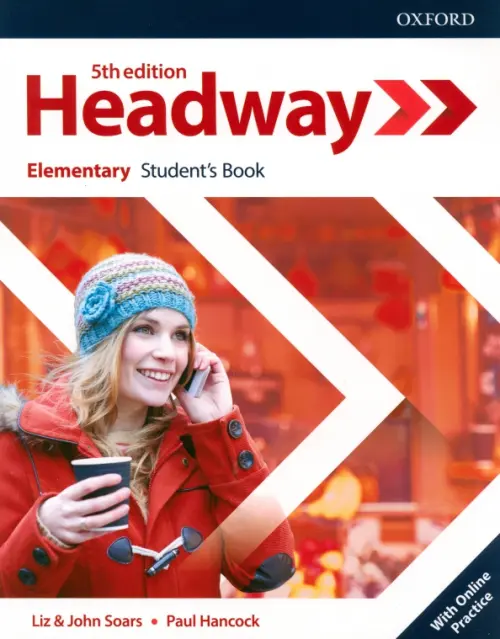 

Headway. Fifth Edition. Elementary. Student's Book with Online Practice, Красный