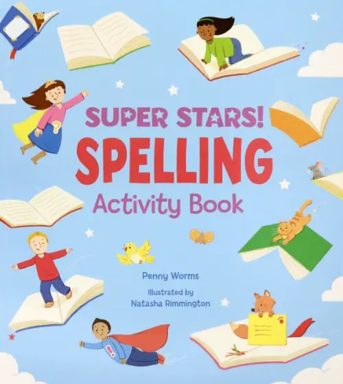 

Super Stars! Spelling Activity Book, Голубой