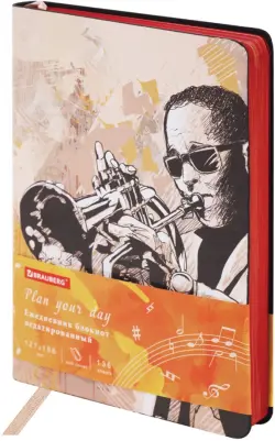 Ежедневник недатированный Jazz, B6, 136 листов