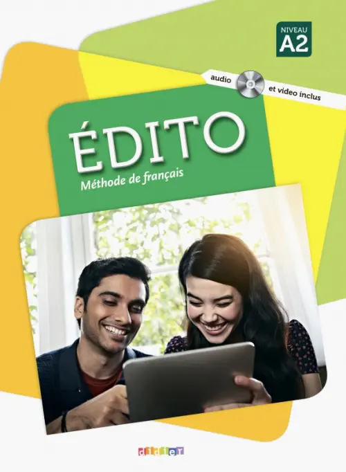 

Edito 2 niv.A2 – Livre + CD mp3 + DVD, Жёлтый