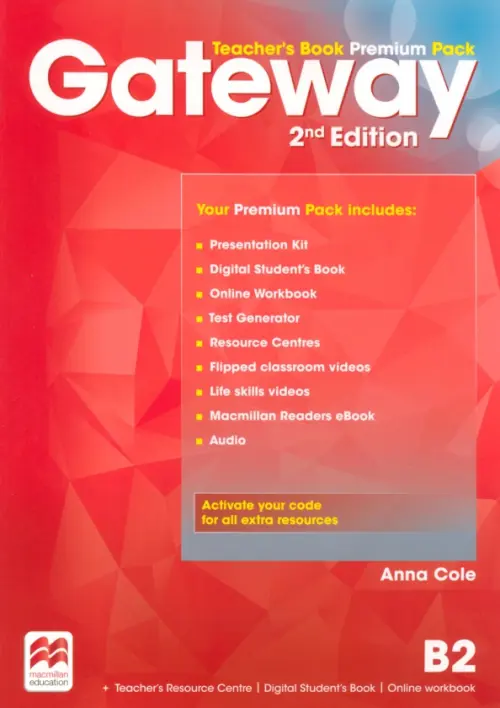 

Gateway. Second Edition. B2. Teacher's Book Premium Pack, Красный