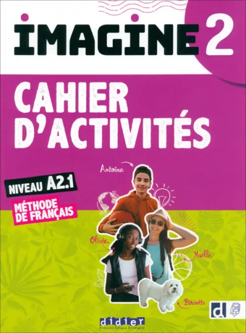 

Imagine 2. A2.1. Cahier d'activités + CD mp3 + didierfle app