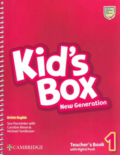 

Kid's Box New Generation. Level 1. Teacher's Book with Digital Pack, Красный