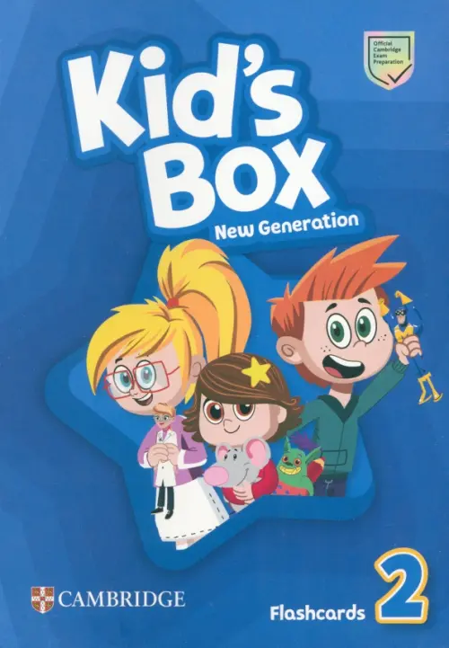

Kid's Box New Generation. Level 2. Flashcards, Синий