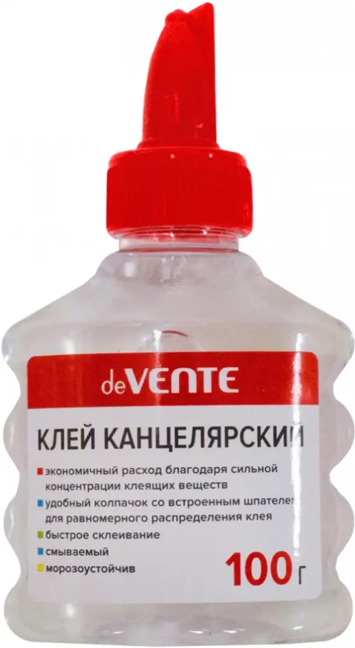 

Клей канцелярский на водной основе, 100 г, Белый