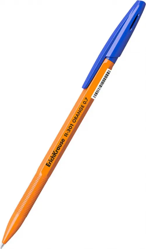 

Ручка шариковая Orange Stick, синяя, Синий