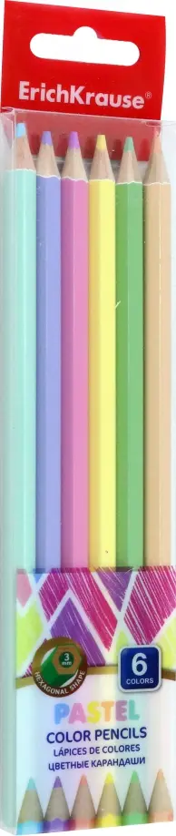 

Карандаши шестигранные Inspiration Pastel, 6 цветов
